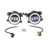 Powerful Fog Lights Assembly For Land Rover Range Rover Discovery 4 LR2 2010-2016 Angel Eye Head Light LED Daytime Running Light