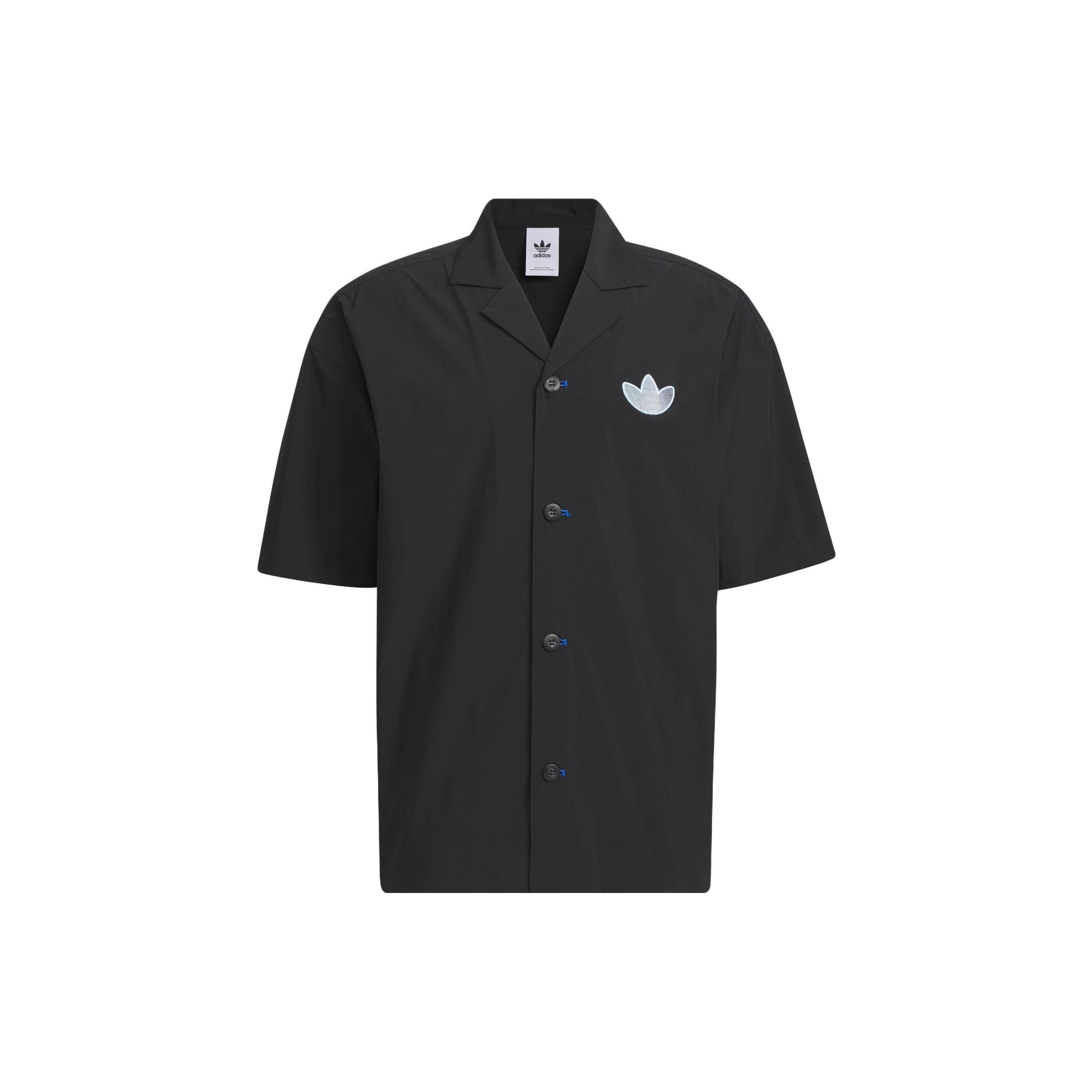 adidas Originals Short Sleeve Shirts Black Men s IK8626 S