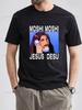 Men Moshi Moshi Jesus Desu T-shirt Graphic Tshirts Short-sleev Woman T-shirts Jesus Calling Cl