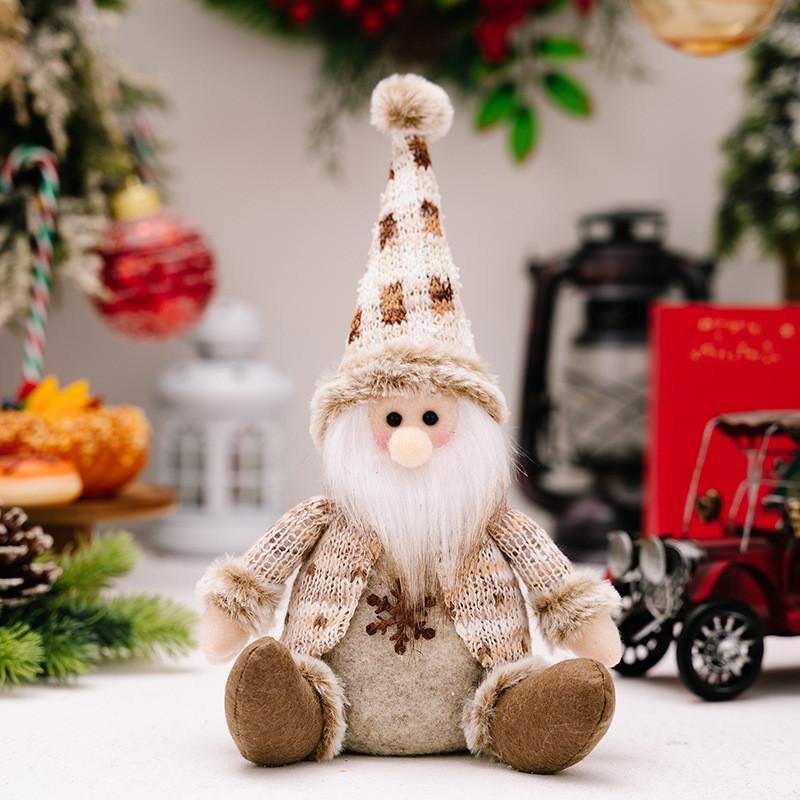 

Style Enchanting Nordic Christmas Decorations Snowman Santa Claus And Dolls Reindeer European Old Man