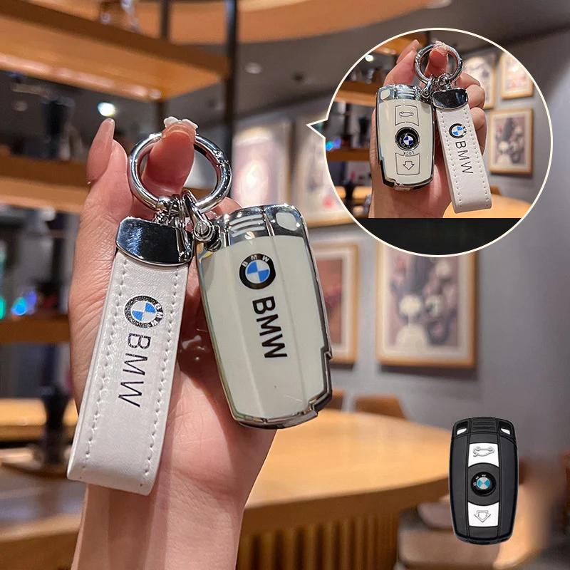 Hot 2025 TPU Car Key Case Fob Cover Protect Holder Shell For BMW X1 X5 X6 Z4 E90 E60 E70 E87 3 5 6 Series M3 M5 Auto Keychain Ac