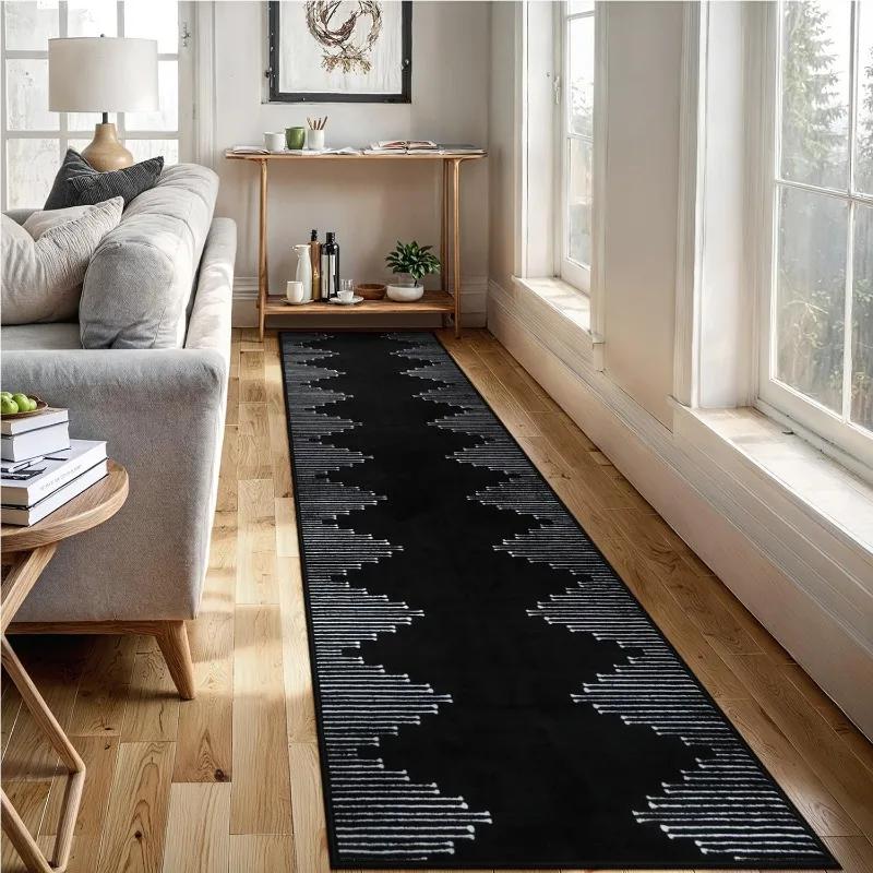Hallway Runner Rug Long Corridor Carpet Soft Velvet Floor Mat Home Decoration Room Decor Tapis Couloir Tapis Couloir Long