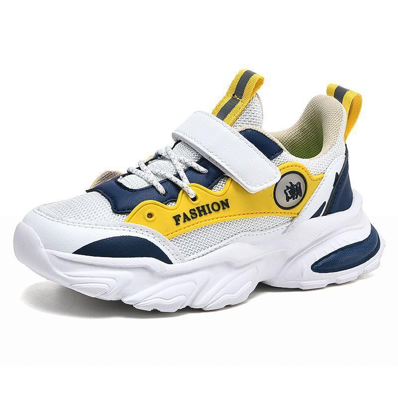 Boys shoes 2025 new spring and autumn student shoes medium and large children's autumn children's shoes leather surface non-slip waterproof sports s