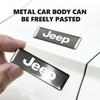 3D Metal Sticker Car Logo Rear Trunk Body Emblem Stickers Decal For Grand Cherokee Patriot Renegade Compass Wrangler