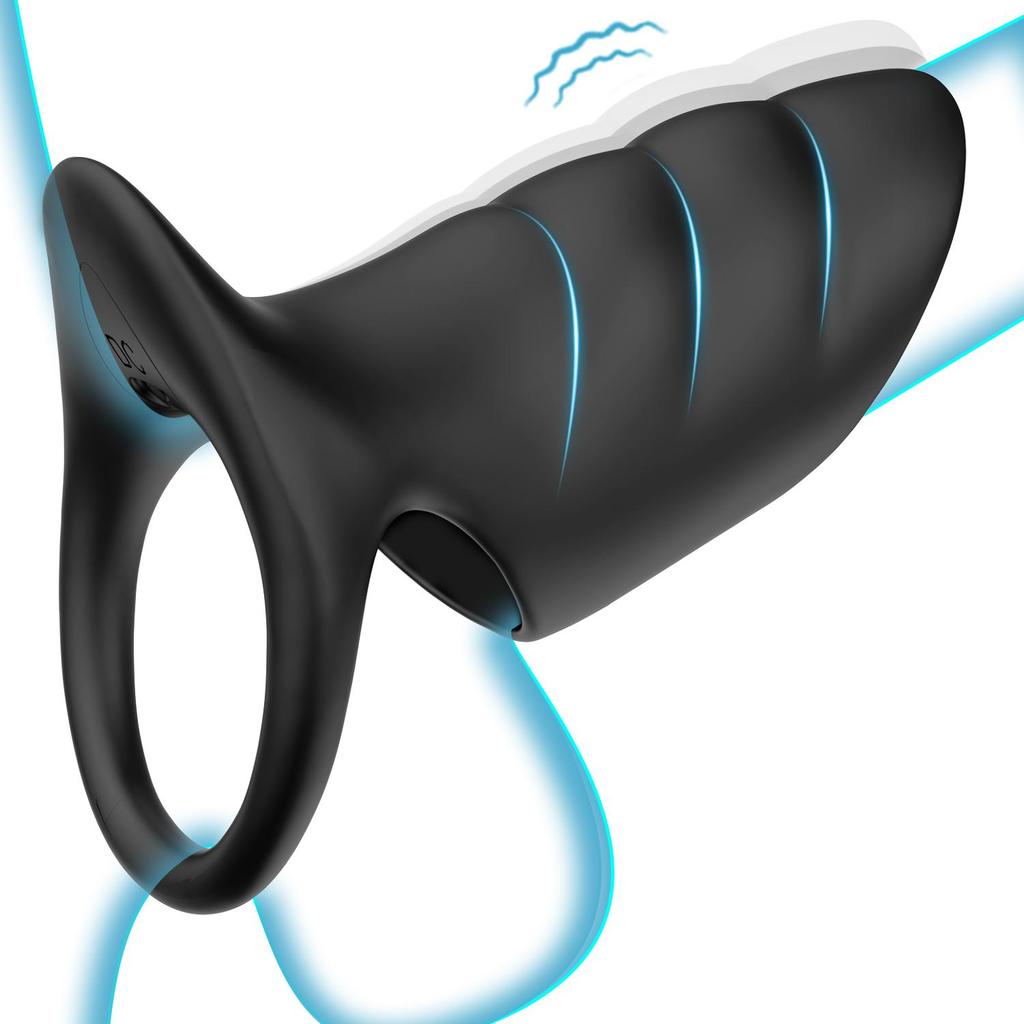 Penis Ring Cockring Vibrator Vaginal Stimulator Men Male Chastity Cock Rings Sleeve Sex Toys For Couple 10 Vibration Modes