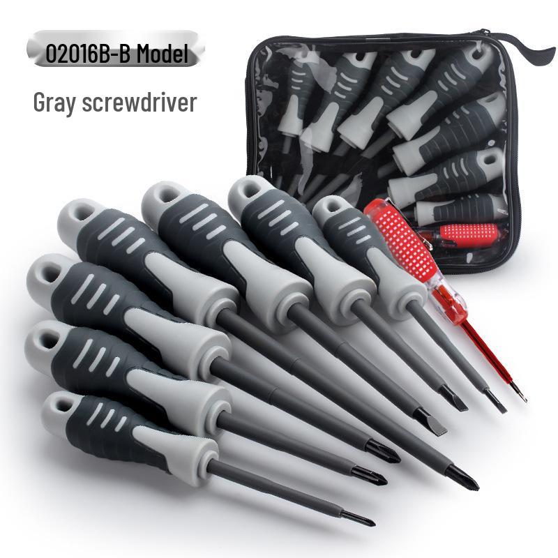 8-Piece High Voltage Insulated Screwdriver Set with Flathead/Phillips Heads & Voltage Tester Insulated Electrician s Screwdriver Set