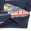 Kiejun Keikyu Railway Kids' Sweatshirt, Featuring Trains, 2100 and 1000 Series Trains, Railroad Crossings, and Keikyu Trains. Long-sleeved, Suitable F