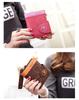 Trendy Women's Short Wallet: Cartoon Zipper Wristlet & Coin Purse