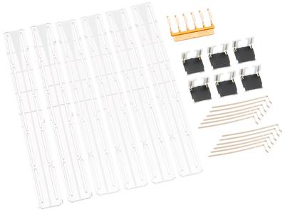 KATO N Gauge LED vnitřní světlo čiré barvy žárovky sada dodávané pro modely železnic, 6 vagónů, 11-214