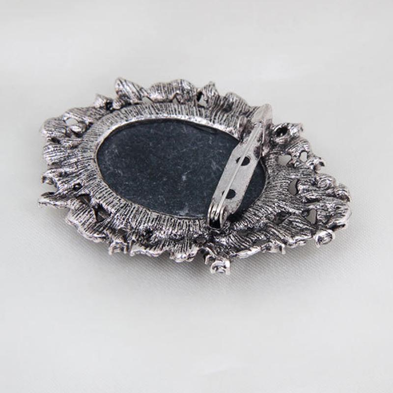 1X Vintage Cameo Victorian Style  Wedding Party Women Pendant Brooch Pin