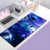 Saturn Beautiful Planet Art Mouse Pad Large Gaming Mousepad With Thick Stitched Edge NonSlip Desk Mat