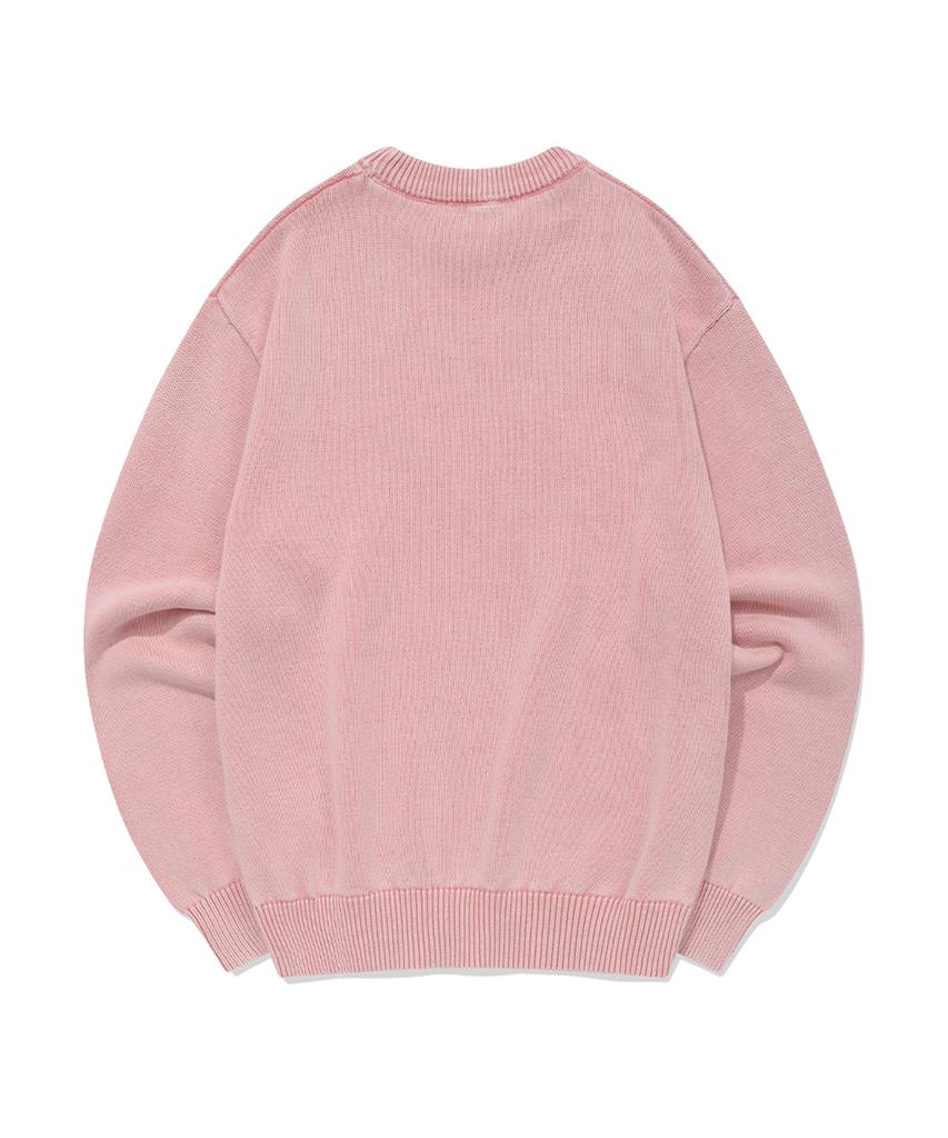 FALLETT Drawing Nero Pigment Knit Pink