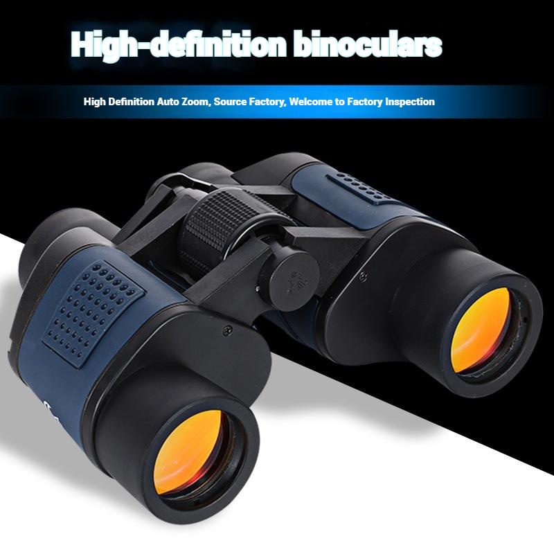 

High Telescope Clarity 60X60 Binoculars Bak4 Prism Powerful Optical Lens Long Distance Camping Outdoor Hunting Sports