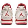 Jordan Pantofi de baschet vintage Air Jordan 4 pentru femei Alb Roșu HV0823-108