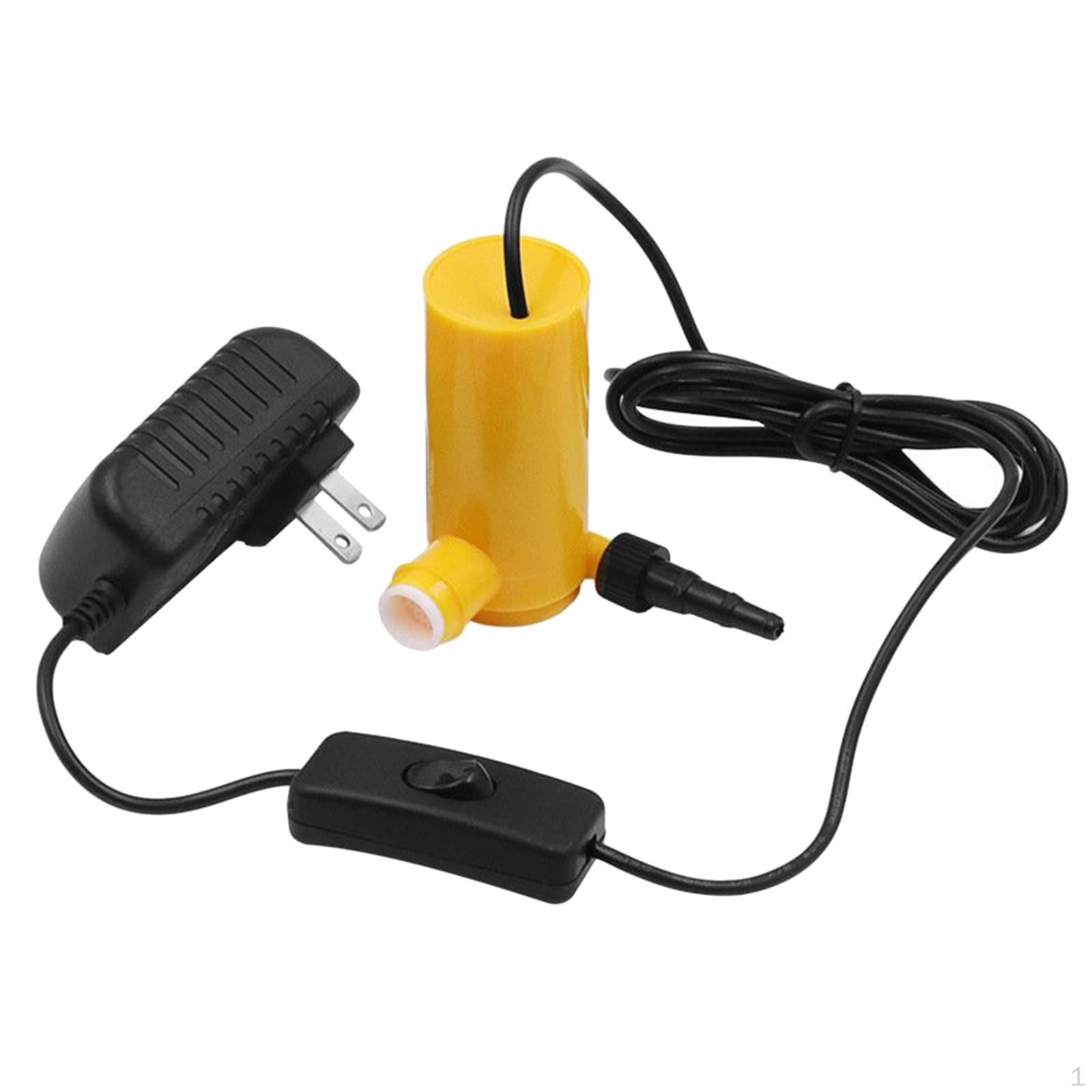 

12V мини погружной водяной насос США адаптер штекер малый размер нагнетательная головка 10 метров аксессуар