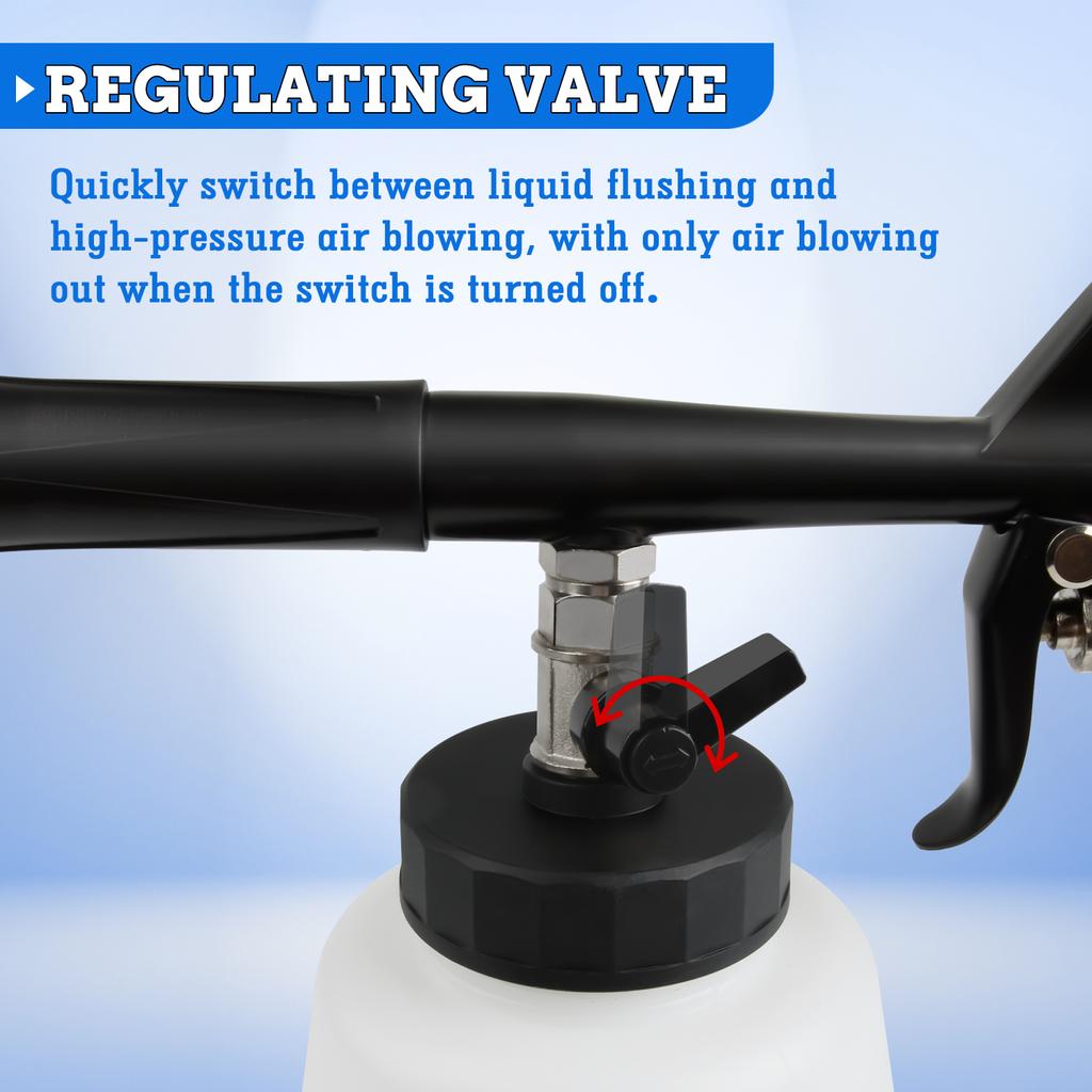 Sino Star Portable Air Blowing Gun Plastic Car Interior Cleaning Washer Dust Removal Tool