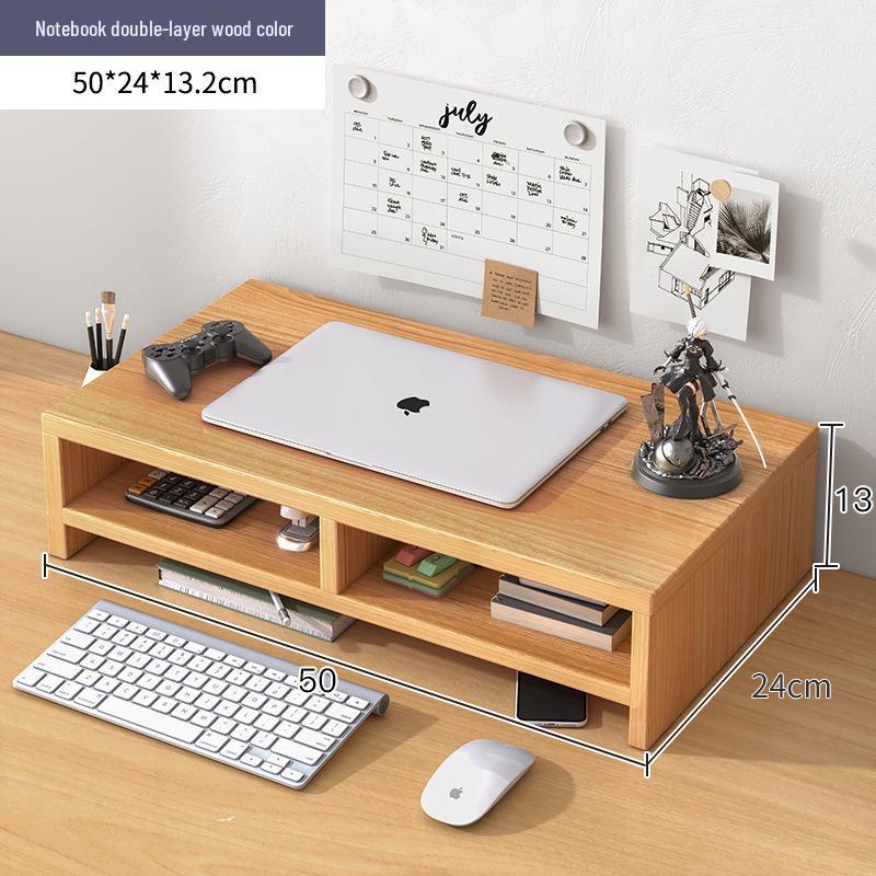 Masaüstü Bilgisayar Monitör Yükseltici Stand ve Ofis Depolama Rafı