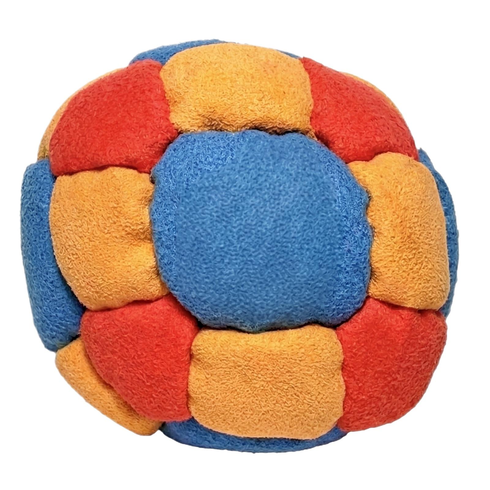 

Freestyle Patterned Footbag for Beginners Soft Fabric Filled Lightweight and Durable Toy for Indoor Outdoor Play B