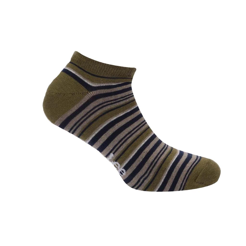 Lee Unisex Adult Contrast Striped Liner Socks (Pack of 3)