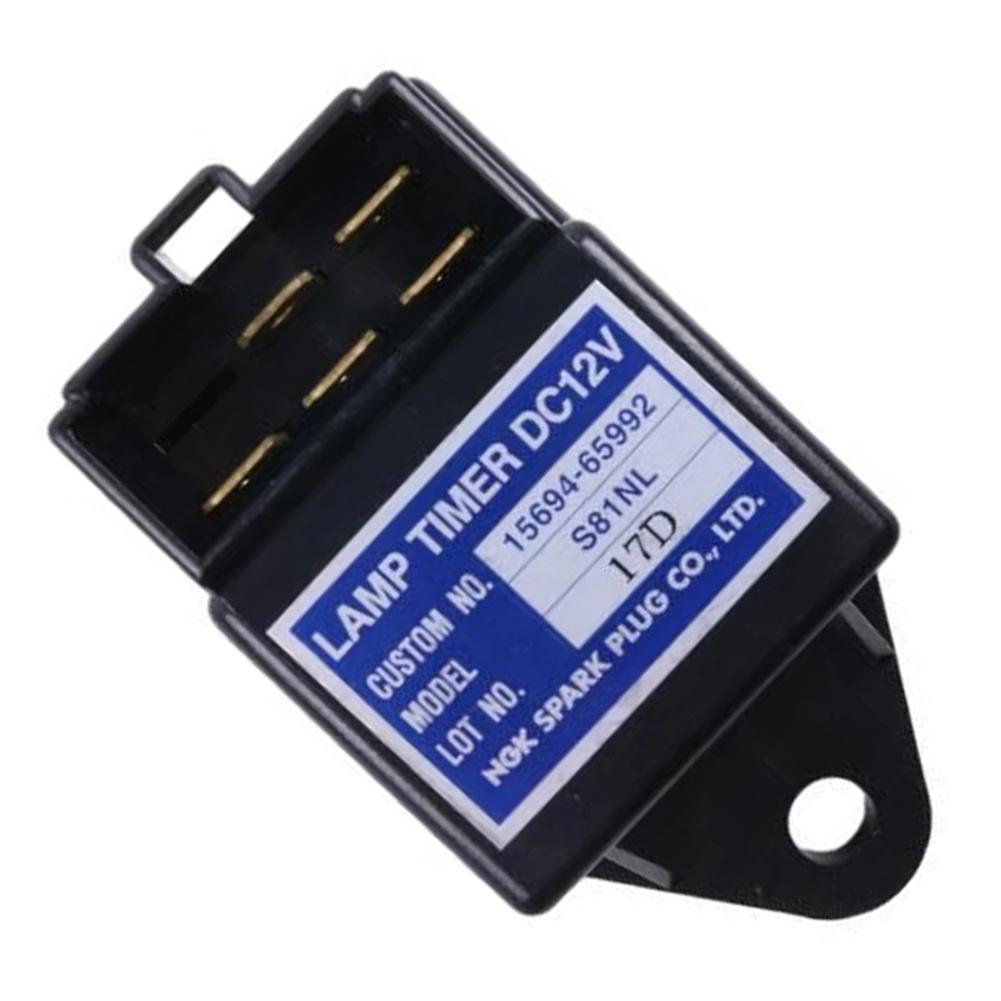 Glow S81NL Lamp Timer 12 Volt Relay for Kubota Engines Compatible with 15694 65990 15694 65992 for Generator Systems