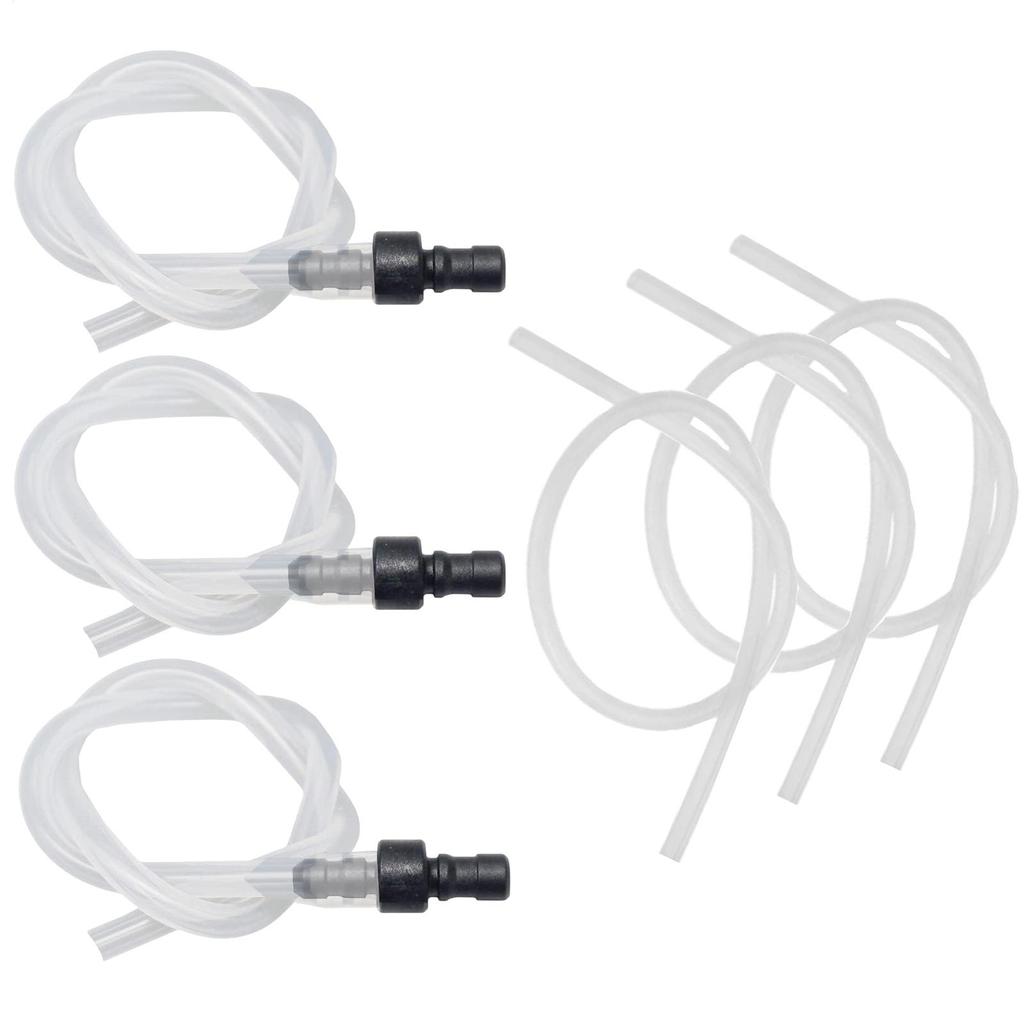 Milk Tube Set 6-pieces Coffee Machine Replacement Milk Hoses With 3 Connectors Kitchen Appliance Replacing Attachments For Hotel