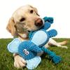 Squeaky Plush Cotton Rope Dog Toy For Interactively Play Teeth Cleaning And Anxieties Relief In Small Media Dog