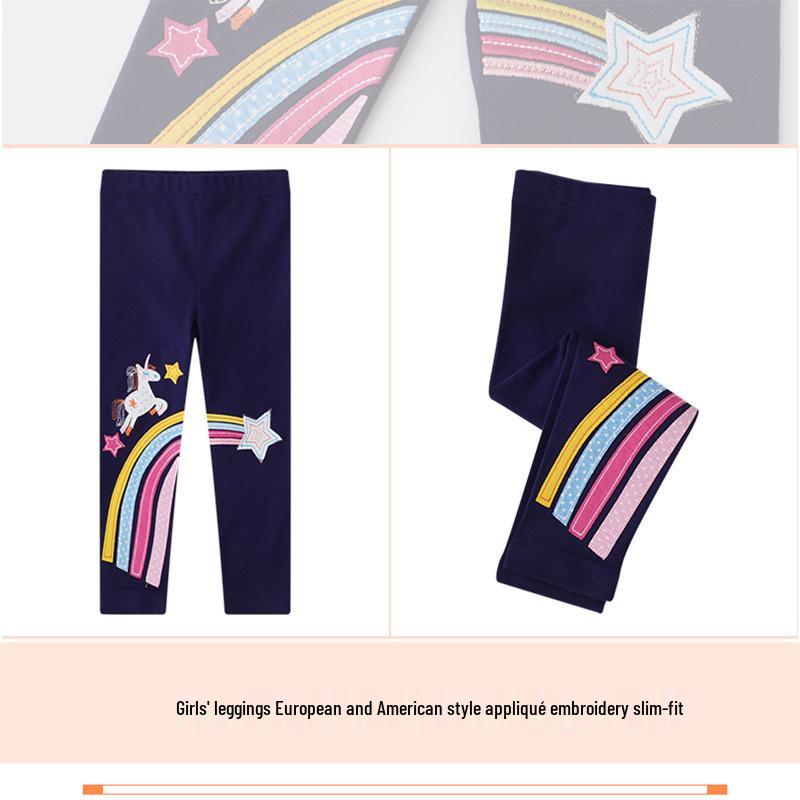Spring & Summer Girls' Leggings - Children's Pants for All Seasons