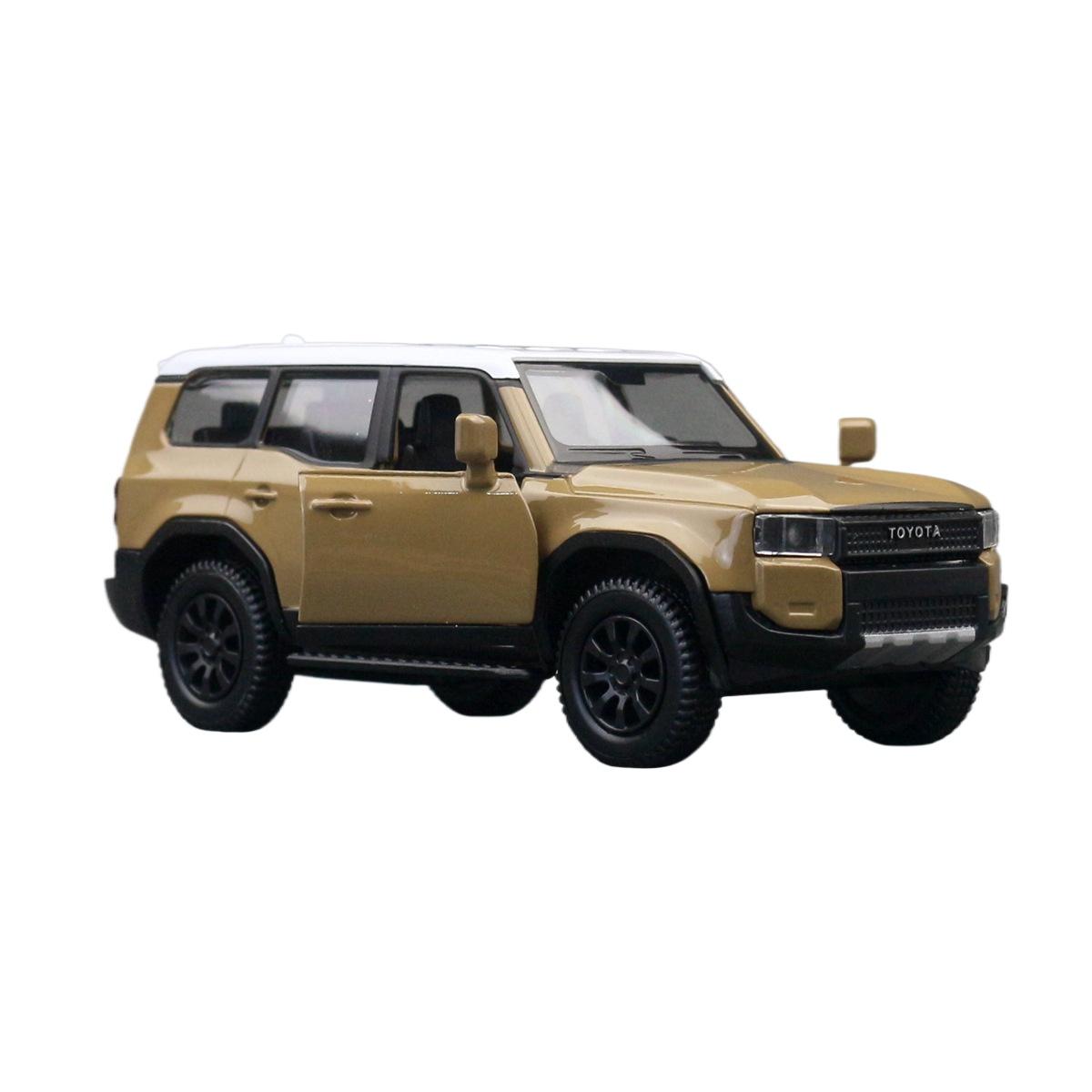

1/36 TOYOTA PRADO Land Cruiser LC250 SUV Alloy Car Model Diecast Metal Off-road Vehicles Car Model Simulation Childrens Toy Gift коричневый