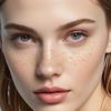1SET/6PCS Tattoo Sticker Love Face Makeup Sticker Freckle Sticker Waterproof Bronzing Hot Silver
