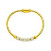 316L Edelstahl Goldfarben Strass Perlenarmband Für Damen Mode Damen Magnetverschluss Armreifen Schmuck GeschenkeDI
