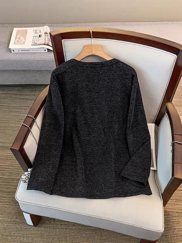 2026 Spring Women's Plus Size Dog Print Round Neck Hoodie, Long Sleeve Pullover, Extra Large 300 Jin Size.