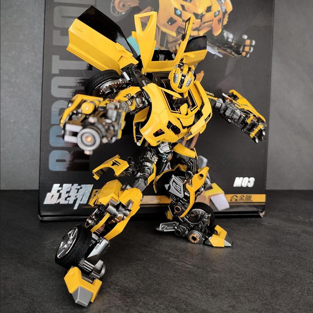 Transformation Toys Robot Hornet Warrior Bumblebe Deformation Figure Weijiang Bumble M-03 Model M03 Bee Entertaining Play Safe Kid Friendly Fun