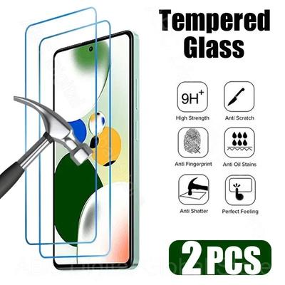 2STK herdet glass for Redmi Note 12 11 10 9 8 7 Pro Plus 12S 11S 10S 9S 9T Skjermbeskytter for Redmi 12 12C 10C 9A 9C Glass