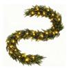 Christmas Garland for Mantle Home Decor with 90 LED Lights 6 Ft Christmas Bendable Garland Decorations for Indoor Outdoor Living