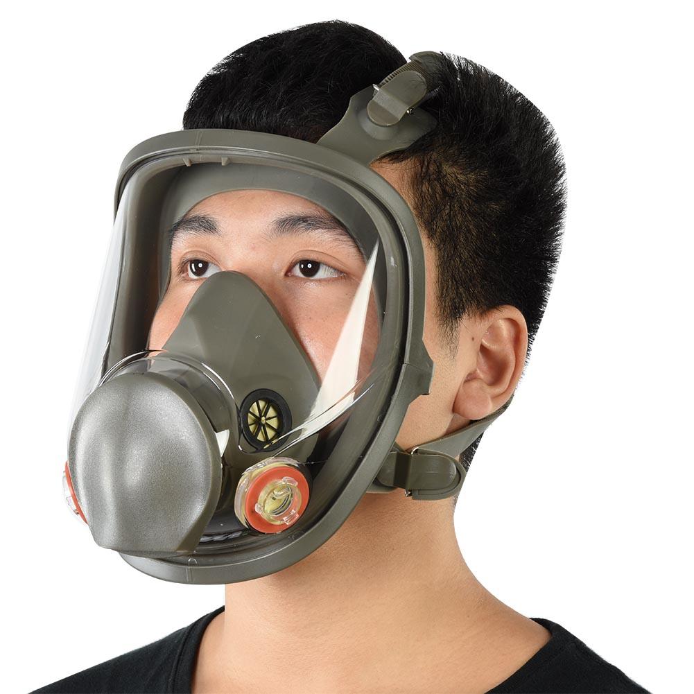 Full Face Cover Facepiece Gas Mask for Painting Welding Disinfection