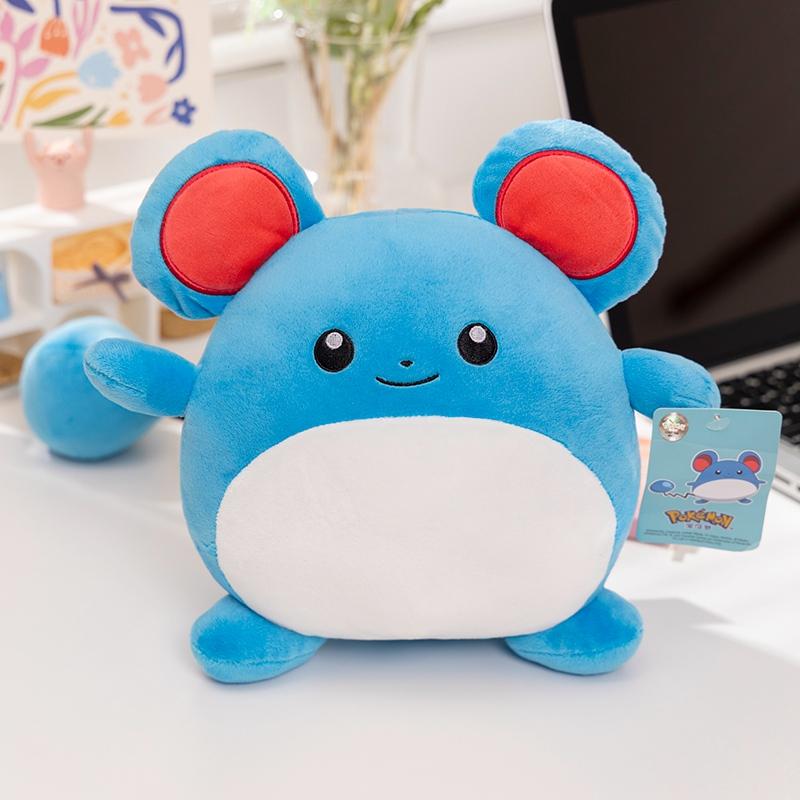 Genuine Pokemon Pikachu Stuffed Doll Cute Cartoon Anime Series Gengar Eevee Stuffed Doll Kawaii Toys Hobbies Kids Birthday Gift