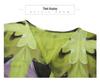 European 2025 Autumn/Winter V-Neck Ruched Mesh Print Slimming Long Sleeve Shirt