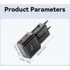 Essager 35W GaN International Travel Adapter Dual Port Charger for Xiaomi Samsung iPhone16 15 Pro Max For US/CN EU UK AUS Travel