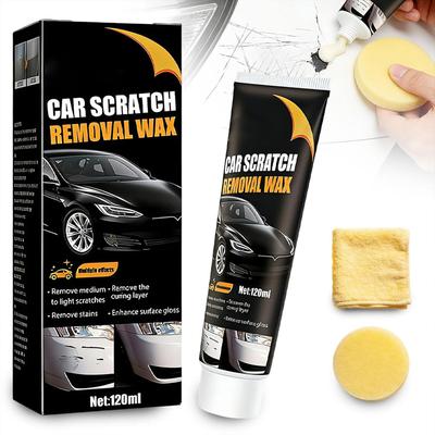 Scratch Repair Wax for Car, 2026 Upgrade Car Scratch Repair Paste Polishing Wax, Scratch Remover Kit with Wipe Sponge for Vehicles (1pc)