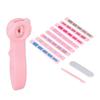 Nail Stamping Machine Set Glitter Stickers Nail File Children DIY Nail Art Printer Kit