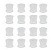 100PCS Disposable Silicone Pigment Cup Large Eyebrow   Lip Color Pigment Cups with Storage Bottle