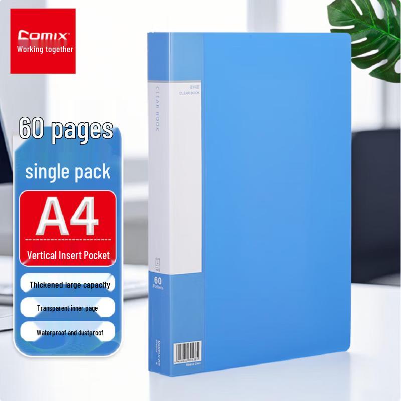 Comix A4 Multi-Pocket Divider File Folder
