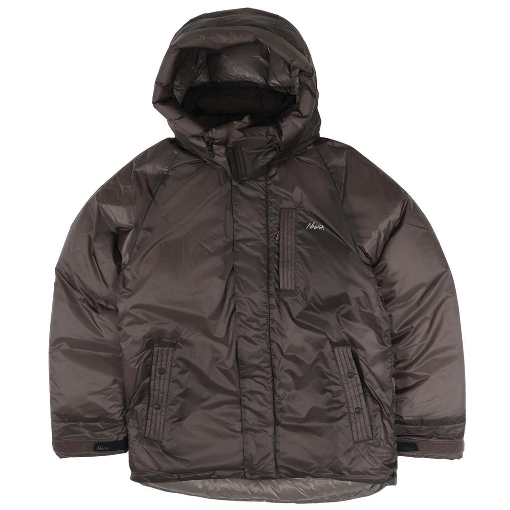 NANGA AURORA Light Utility Down Jacket (Size S, Brown) 2341-1A008