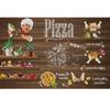 Pizza Wall Mural Restaurant Wallpaper For Fast Food Shop Pizza Posters Wallpaper 3d Pizza Mural