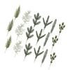 Fake Pine Branches Artificial Leaves For Flower Arrangement Homeowners Event Organizers 18Pcs