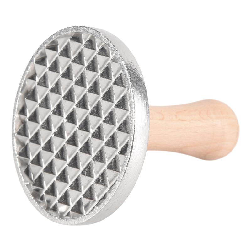 A34R 3Pcs Cookie Stamps Metal Cookie Press Mold With Wooden Handle For DIY Baking Cake Pastry Cutters Cookie Press For Baking