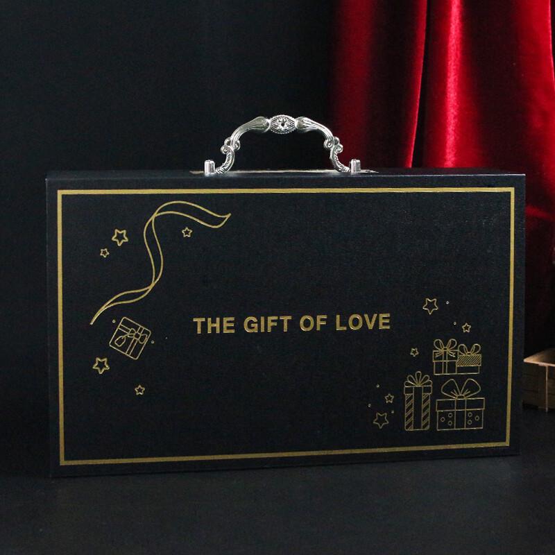 DOVE Klassische Schokoladen- und Süßigkeiten-Doppelschicht-Geschenkbox
