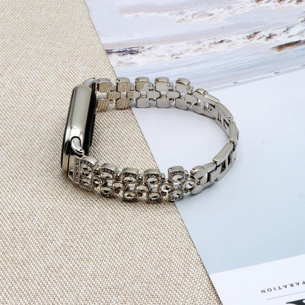 

Metal Chain Bracelet for Xiaomi Smart Band 10/ 8/ Mi 9 Strap Dressy Wristband for Women Mi Band 9 Smart Accessories Bling Luxury