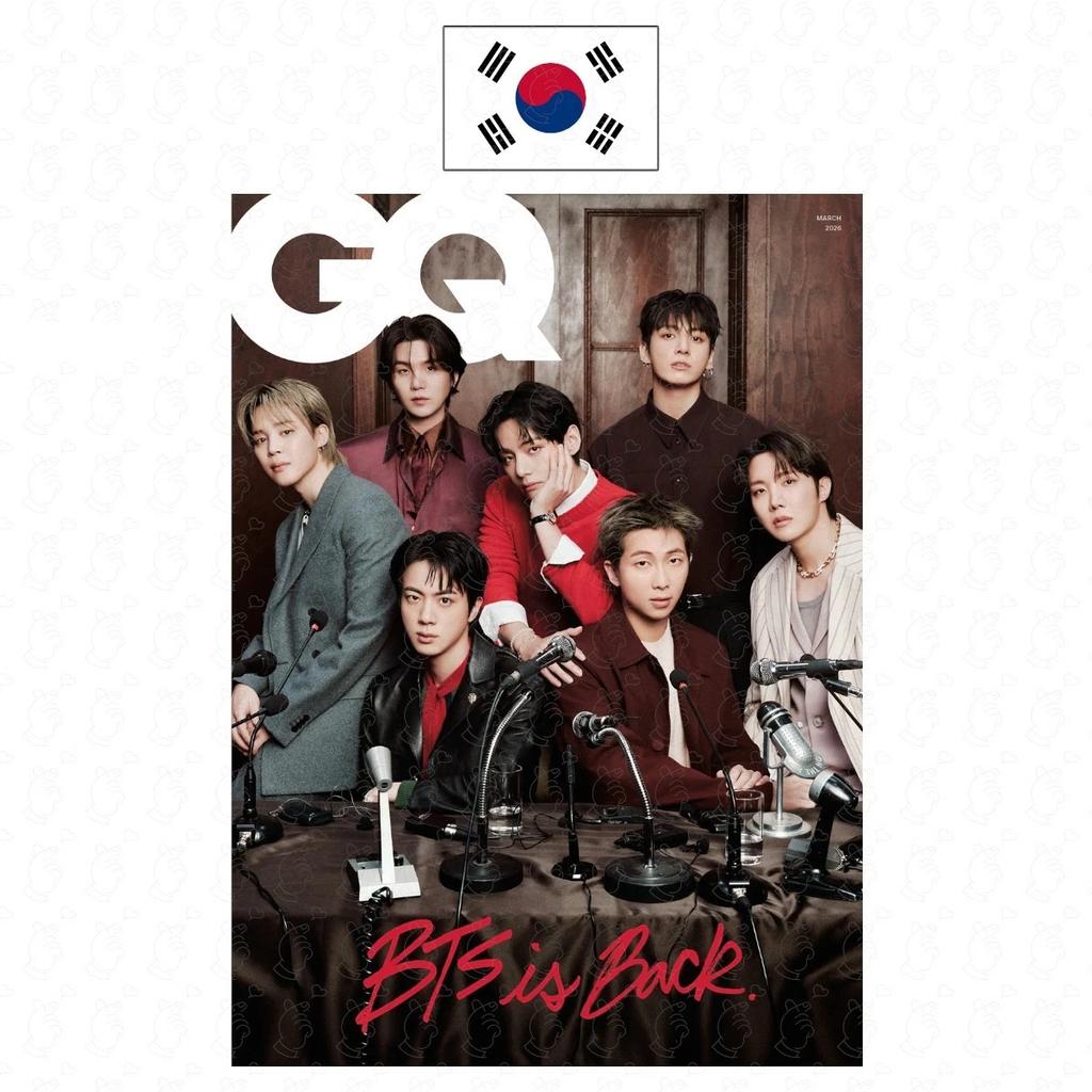 PRE-ORDER GQ magazine BTS Special Cover Edition – April 2026 Issue Japan Korea