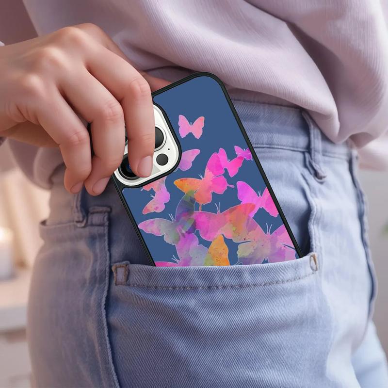 Beauty Butterfly A Phone Case For iPhone 17 Air 15 16e 14 13 Pro Max Coque 12 11 Pro Max PLUS cover